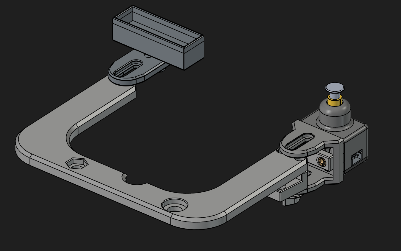The bolt-on assembly as viewed in FreeCAD